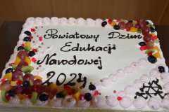 Tort z napisem Powiatowy Dzień Edukacji Narodowej 2024